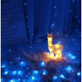 Гирлянда штора Роса светодиодная  3м *3 м, 300 led, крючки, пульт,  синяя